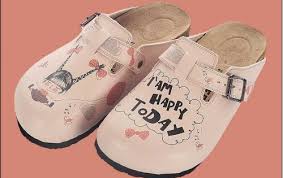 Shoerokee Happy Temali Bayan Sabo Terlik Terlik Desenler Rahat