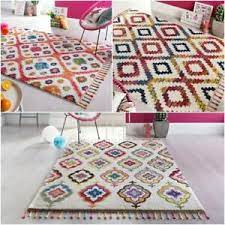 Ganz verzichten will ich dann aber auch nicht auf den teppich in meinem zimmer. Geometrische Konstruktionen Marokkanischer Stil Menara Bunt Weich Dicker Teppich Home Teppich Ebay
