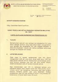 Carta organisasi hospital raja permaisuri bainun. Surat Pekeliling Ketua Pengarah Kesihatan Malaysia Bil 22 2010