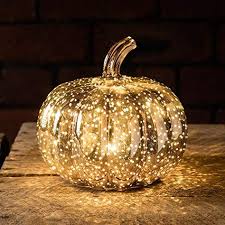 Amazon De Lights4fun Led Kurbis Rotgold Halloween Deko Timer Herbstdeko Eingangsbereich Tisch Basteln F Halloween Deko Ideen Herbstdeko Tisch