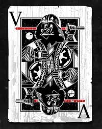 Darth Vader playing card