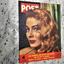 Picture Post. 14 January 1956. Volume 57. No. 2. Magazine front cover:  Anita Ekberg. INSIDE : The Hey-day of Hanging, Goodbye to Ealing