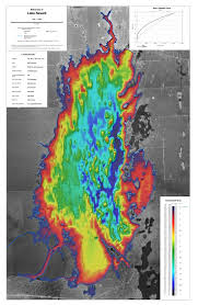 Lake Newell Bathymetric Chart