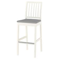 Avec un ilôt central dans la cuisine, il nous faut un tabouret confortable qui ne sacrifie rien au style. Ekedalen Ekedalen Table De Bar 4 Tabourets Blanc Orrsta Gris Clair Ikea