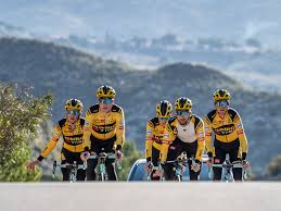He'll have to settle for making a mock ski jump onto the top step of the podium in cycling. Pro Cycling Team With Primoz Roglic To Marcialonga Visma Ski Classics Visma Ski Classics
