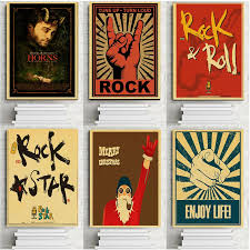 Free rock n roll wallpapers and rock n roll backgrounds for your computer desktop. Rock And Roll Gestures Poster Metal Rock Vintage Posters Bar Cafe Pub Party Decor Wallpaper Wall Sticker Poster Wall Stickers Aliexpress