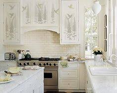 Floor tile stencils set, 8x8 inches mandala tile honeycomb stencils reusable painting template for furniture fireplace cabinet wall wood diy projects (9 packs）. 9 Stenciled Kitchen Cabinets Ideas Kitchen Cabinets Builders Cabinets Kitchen
