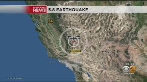 Magnitude 5 8 Earthquake Hits Central California Youtube