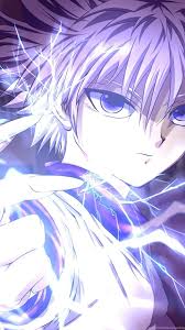 Killua search result list 51 search results. Killua Wallpaper Iphone Hair Face Cartoon Anime Violet 284110 Wallpaperuse