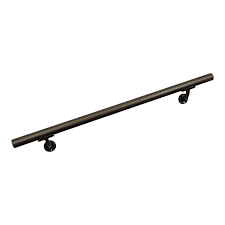 Exterior railings & handrails for stairs, porches, decks. Aluminum Handrail Direct Ohr 8 Handrail Section With Mounts Bronze Sand Stair Hand Rail Usa Made Railing Easy To Install Handrails For Outdoor Indoor Stairs Porch Deck