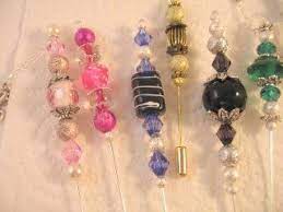 Decorating Hatpins Tutorial Beads And Wire Make Your Own Hat Hat Pins