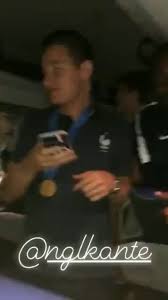 20 years after, it's the moment, go the blues, go! Video France Celebrate World Cup Victory With N Golo Kante Song Soccer News