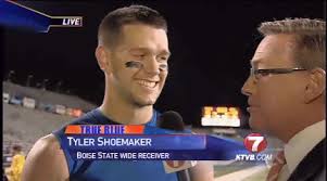 Wide receiver Tyler Shoemaker discusses a big Bronco win