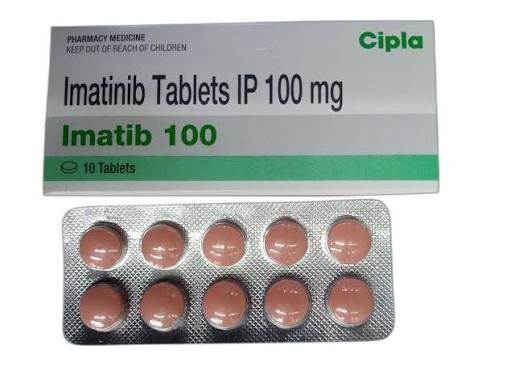 Imatinib Mesylate (100mg) Imatib 100mg Tablet, Cipla, 10 X10 Tablets at ₹ 280/stripe in New Delhi