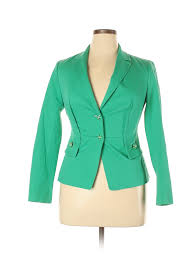 Details About Luisa Spagnoli Women Green Jacket 46 Eur