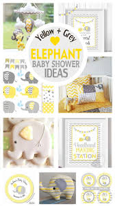 It is perfect for a elephant themed baby shower! 14 Yellow Elephant Baby Shower Ideas Partymazing