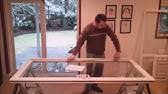 All sliding glass doors feature one door that gently glides past the other, offering access to the outdoors. How To Install A Spring Loaded Dog Door For Sliding Glass Doors Youtube