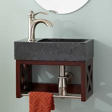 16 bathroom vanity and sink combo for small space, tona modern design wall mounted vanity set with sink combo & bathroom mirrors for vanity, white, faucet not included. 16 Ansel Mahogany Wall Mount Vanity With Towel Bar Stone Sink Bathroom Vanity Designs Bathroom Vanity Stone Bathroom Sink