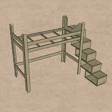 Hochbett Bauen Bauanleitung Bei Heimwerker De Hochbett Bauen Hochbett Selber Bauen Hochbett