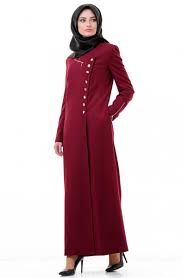 Vivezza Astarli Kase Pardesu Bordo 6534 67 Ala Tesettur Tesettur Giyim Ferace Elbise Sal Hasema Modest Outfits Abaya Dress Dresses