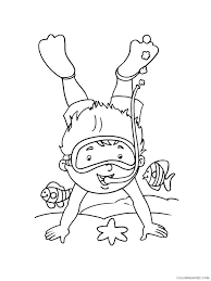 You could also print the image using the print button above. Scuba Diving Coloring Pages For Kids Scuba Diving 9 Printable 2021 541 Coloring4free Coloring4free Com