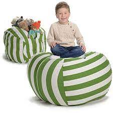 Amazon Com Creative Qt Stuffed Animal Storage Bean Bag Chair Extra Large Stuff N Sit Organization For Kids Toy Organization Bean Bag Chair Kid Toy Storage