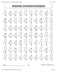 Meaning of division worksheet author: Grade 3 Math Worksheets Vertical Division