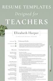 Maybe you would like to learn more about one of these? Teacher Resume Template For Word Pages Teacher Cv Etsy Teaching Resume Elementary Teacher Resume Teacher Resume Template