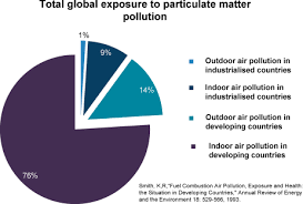 Pie Chart Showing Total Global Exposure To Particulate Open I