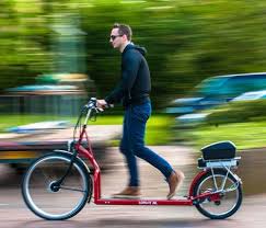 World S First Walking Bike Electric Treadmill Electric Scooter Bicycle