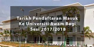 Permohonan kemasukan uitm februari 2019 (second intake). Tarikh Pendaftaran Masuk Ke Universiti Awam Bagi Sesi 2017 2018