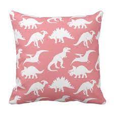 Prehistoric Dinosaur Girls Room Throw Pillow Decor Gifts Diy Home Living Cyo Giftidea Girls Room Throw Pillows Girls Room Diy Dinosaur Room Decor