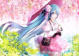 Umbrella Beautiful Hatsune Miku Anime Wallpaper Hatsune Miku Miku Hatsune Vocaloid Hatsune