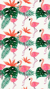 Watercolor Flamingo Cuteness Mobile Wallpaper Cuteness Flamingo Mob Iphone Arkaplanlari Soyut Cicek Resimleri Sanatsal Baski