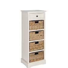 I made this 6 drawer tall dresser with simple pocket hole joinery and materials from the home center. Narrow Hall Table Storage Unit Wooden Tall Cream Unit Candle And Wicker Baskets Storage Storage Baskets Storage Cabinet With Baskets