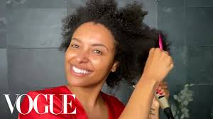 ••• black beauty & hair intern stephanie orr visited beauty works hair & blow dry bar to experience one of their instant revitalising tr. Kat Graham S Natural Hair Beauty Routine Beauty Secrets Vogue Youtube