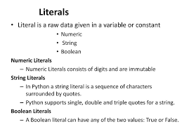 Single Double And Triple Quotes In Python Python Variables And Operators Ppt Download