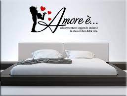 Visualizza altre idee su camera da letto, armadio camera da letto, camera da letto a ponte. Adesivi Murali Frase Amore Arredo Letto
