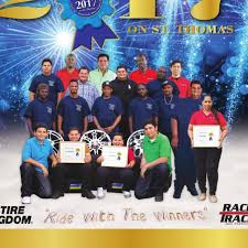 Broken english, no customer service skills, but they are quick / efficient and charge a very good price. Tire Kingdom Tire Shop In St Thomas