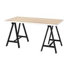 linnmon oddvald table white white stained oak effect black 59x29 1 2 ikea ikea home desk drawer unit