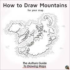 Be general and don't press too hard; How To Draw Mountains Ebook Fantasy Map Market