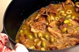 Tajine D Agneau Olives Vertes Citron Confit Tajine Agneau Tajine Agneau Citron Recette Tajine Agneau