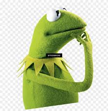 Kermit The Frog Thinking Kermit The Fro Png Image With Transparent Background Toppng