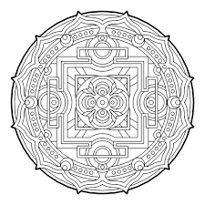 Kaleidoscope Coloring Pages 21 R Sacred Rooms Mandala Colouring Page Geometric Coloring Pages Mandala Coloring Pages Coloring Book Art