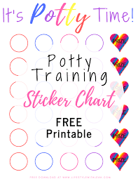 This Potty Training Sticker Chart Is A Perfect Way To Train Your Kids Pottytraining Stick Potty Training Sticker Chart Potty Training Stickers Sticker Chart