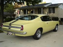 Image result for Yellow 1967 Barracuda
