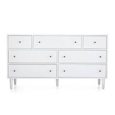 Barnes White 7 Drawer Dresser Crate And Barrel Dresser
