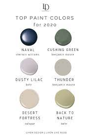 So, it is fine to be demanding and particular in choosing your interior wall paint colour. Top Paint Colors For The Home For 2020 Liven Design