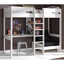 Stunning Photo Lit Mezzanine 2 Places Avec Canape Lit High Sleeper Bed Loft Bed Kid Beds
