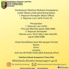 Temukan lowongan kerja penerbangan dan peluang kerja di bandar lampung yang ditemukan oleh loker.my.id. Lowongan Kerja Di Lampung Selatan Lampung Juli 2021